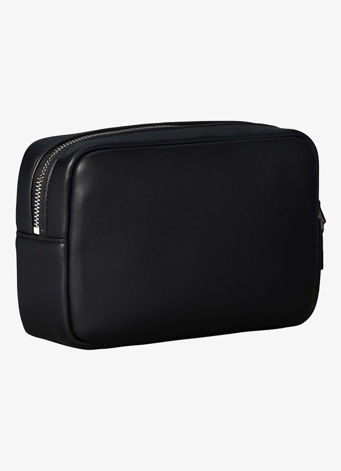 Calvin Klein Toilettas met logo - achterkant 2 zwart