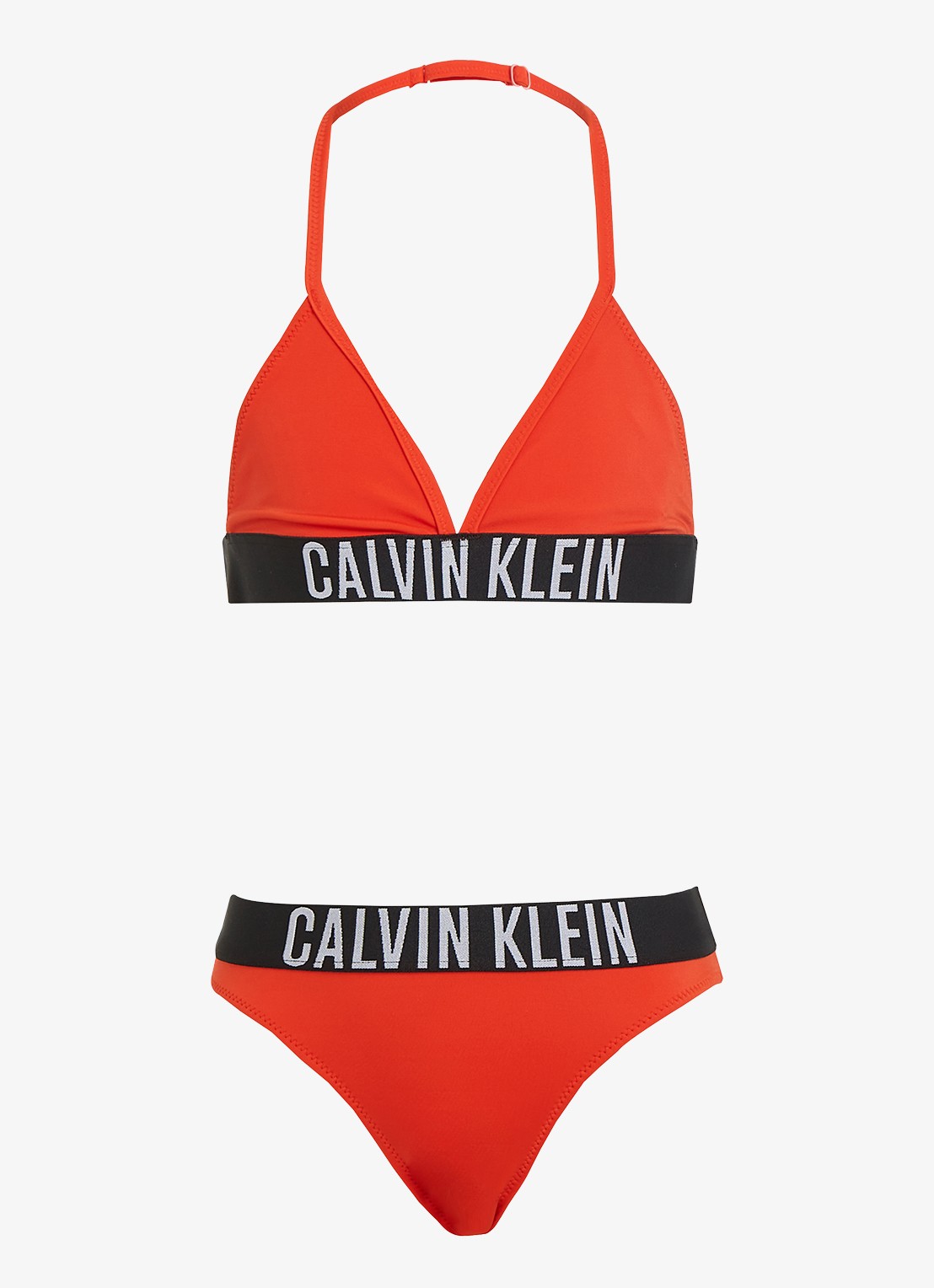 Calvin Klein Triangel bikini set  - voorkant 2 rood