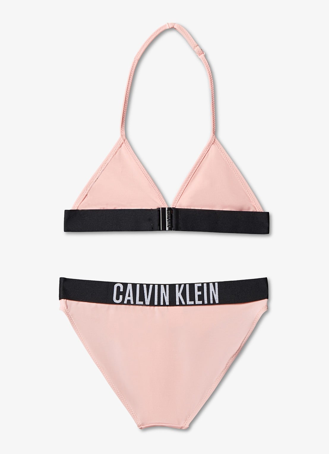 Calvin Klein Triangel bikini set  - achterkant lichtroze