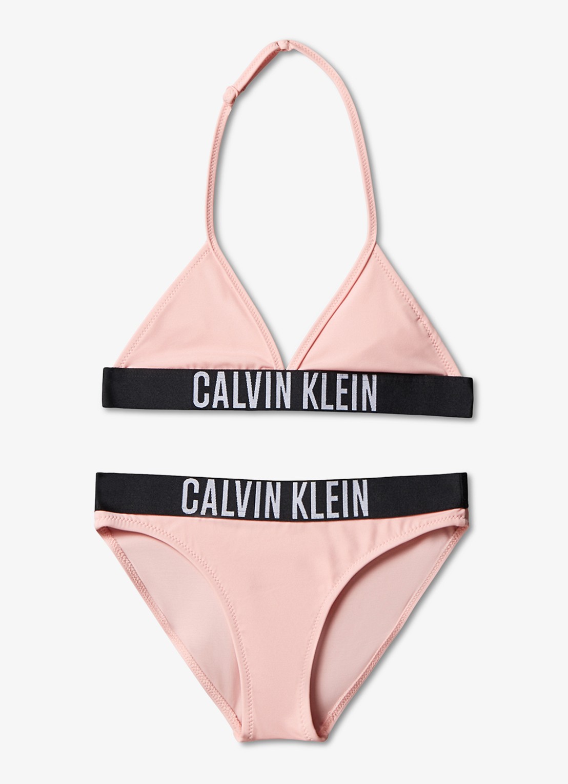 Calvin Klein Triangel bikini set  - voorkant 2 lichtroze