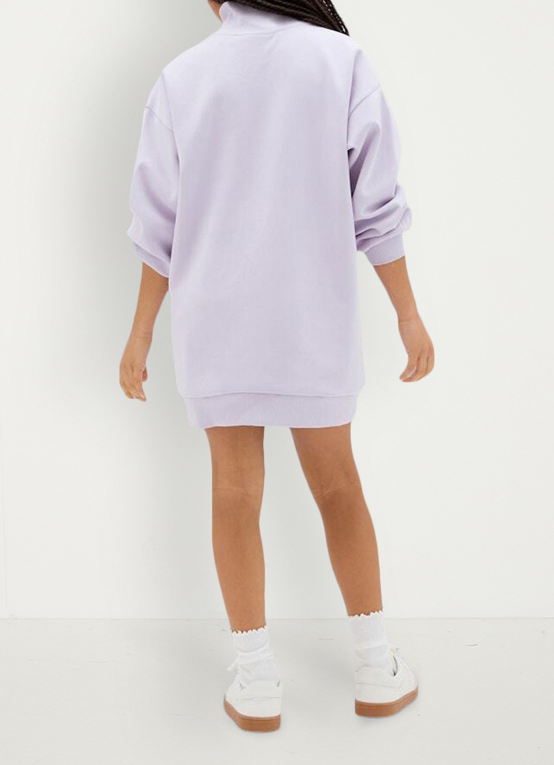 Calvin Klein Trui jurk met logo - achterkant 3 lila