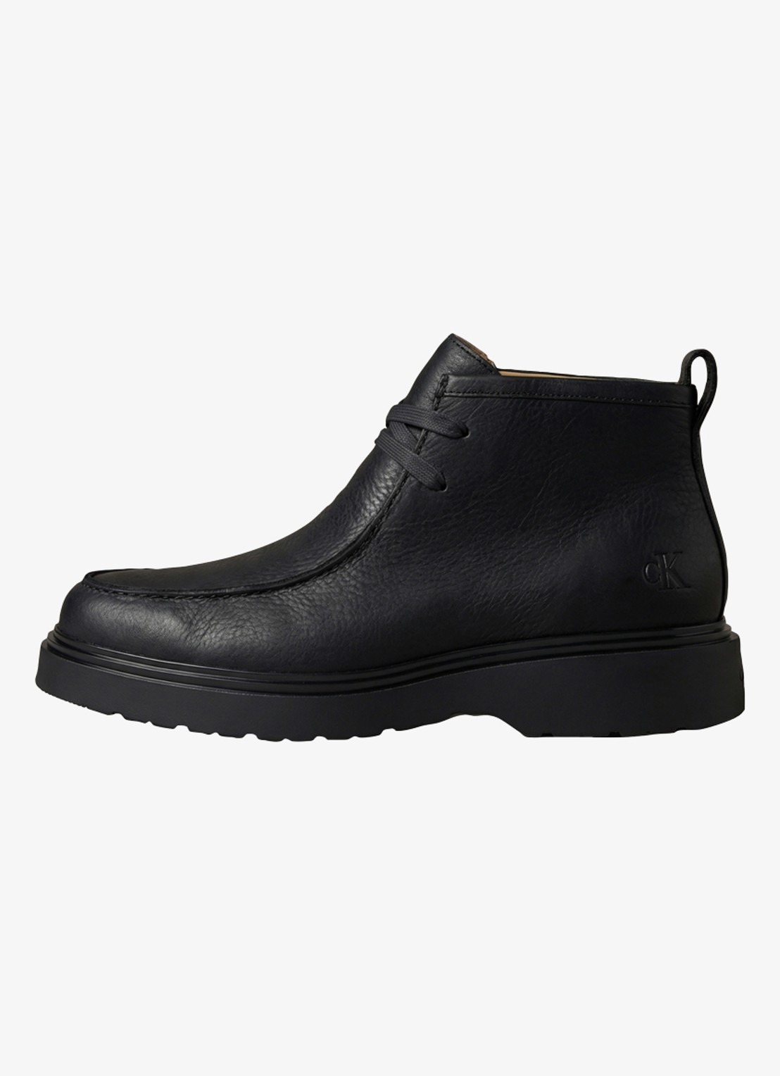 Calvin Klein Veterboot met logo - detail 4 zwart