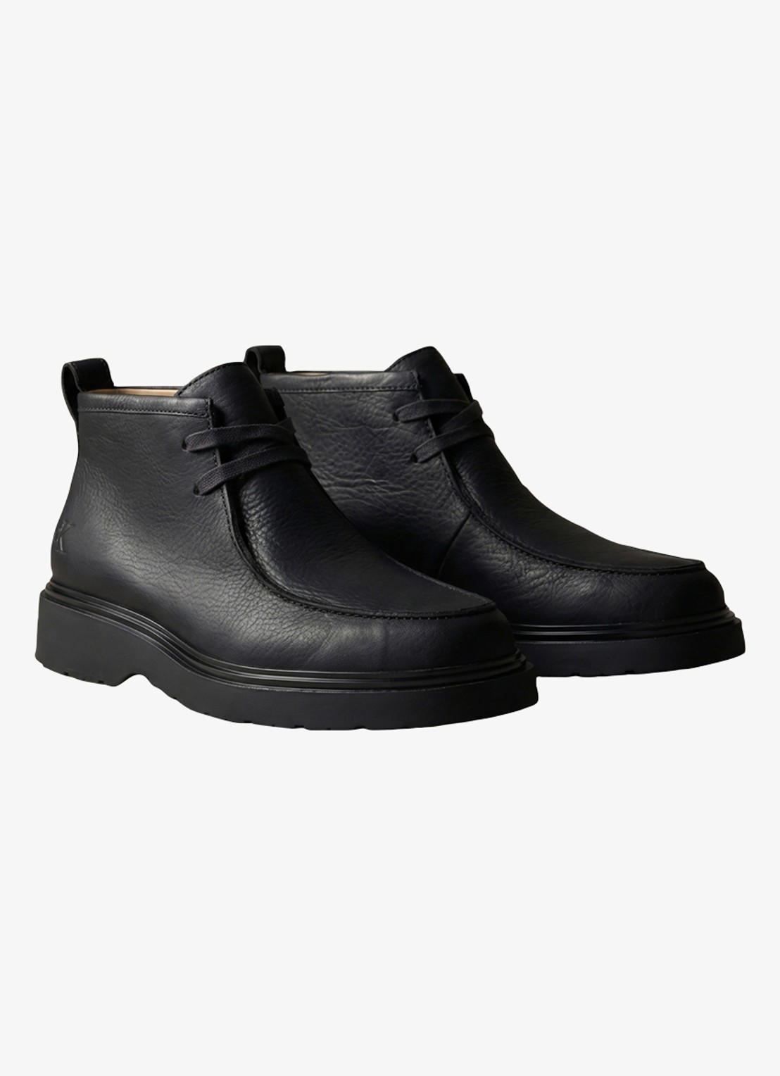 Calvin Klein Veterboot met logo - detail 5 zwart