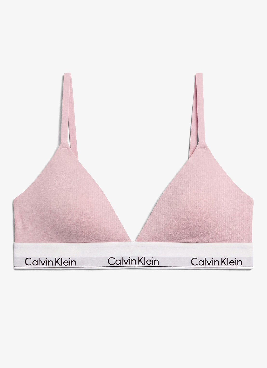 Calvin Klein Voorgevormde bralette met logoband - voorkant 5 hawaii orchid-msd