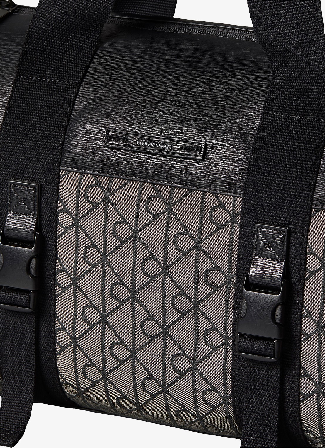 Calvin Klein Weekendtas met logoprint - detail 2 lotus beige / black aop-7ul /  zwart