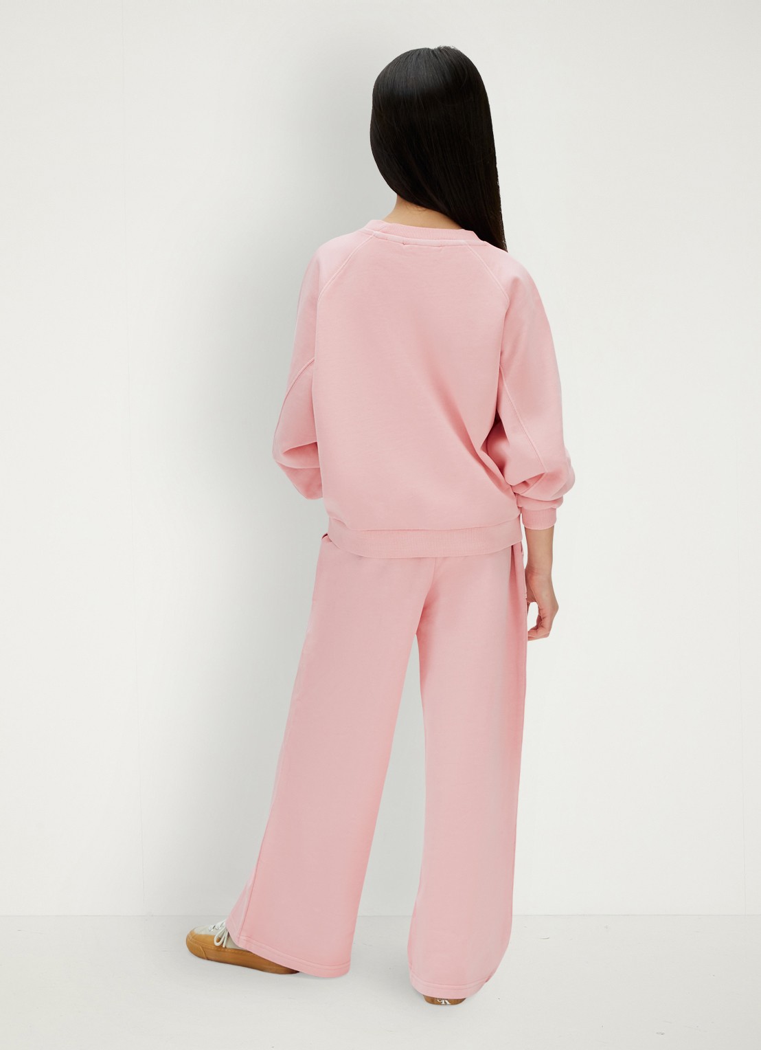 Calvin Klein Wide fit joggingbroek met opstikzakken - achterkant 5 roze