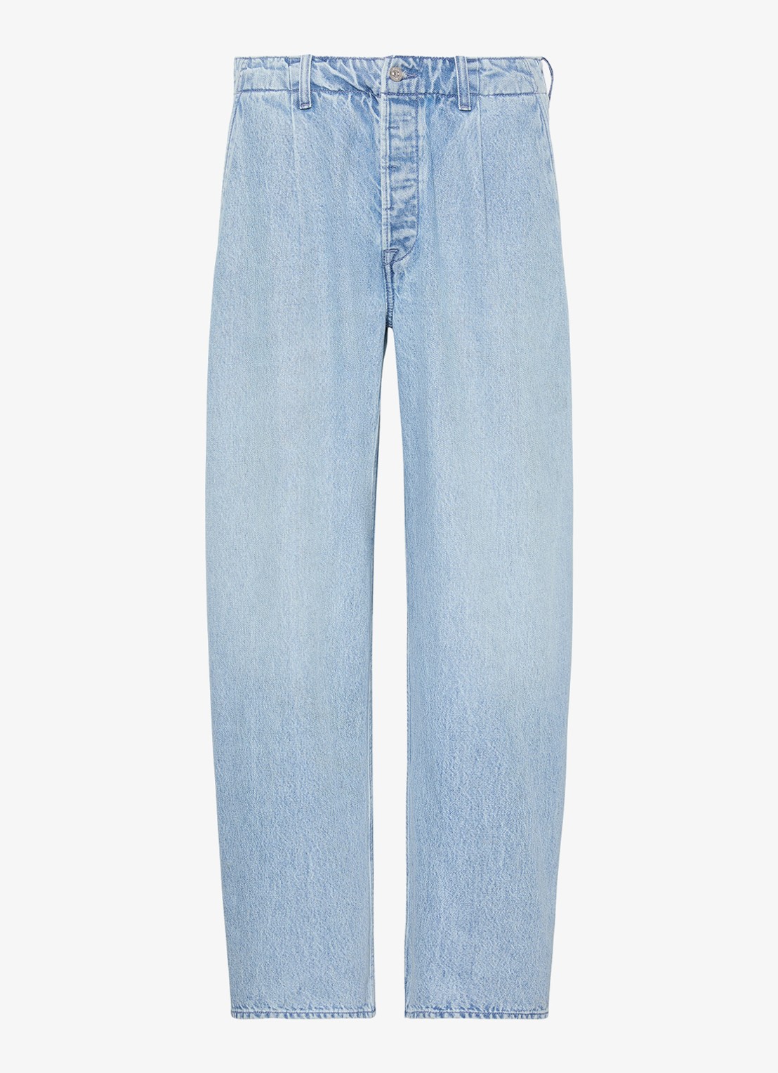 Calvin Klein Wide leg jeans met steekzakken - voorkant indigo