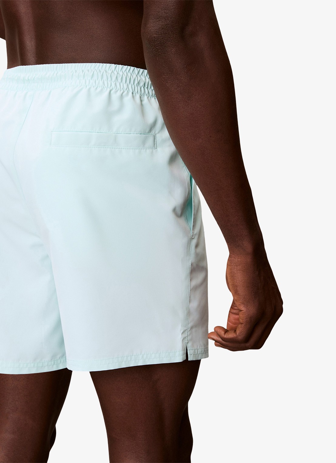 Calvin Klein Zwemshorts met logo en trekkoord - detail 4 mint