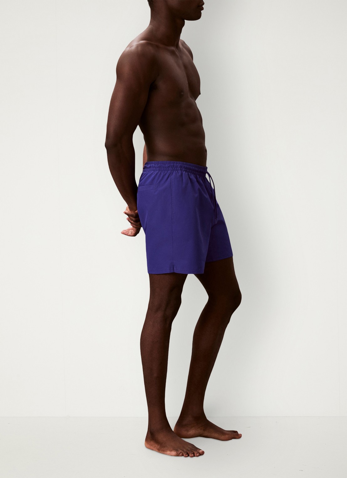 Calvin Klein Zwemshorts met logo en trekkoord - detail 6 blauw