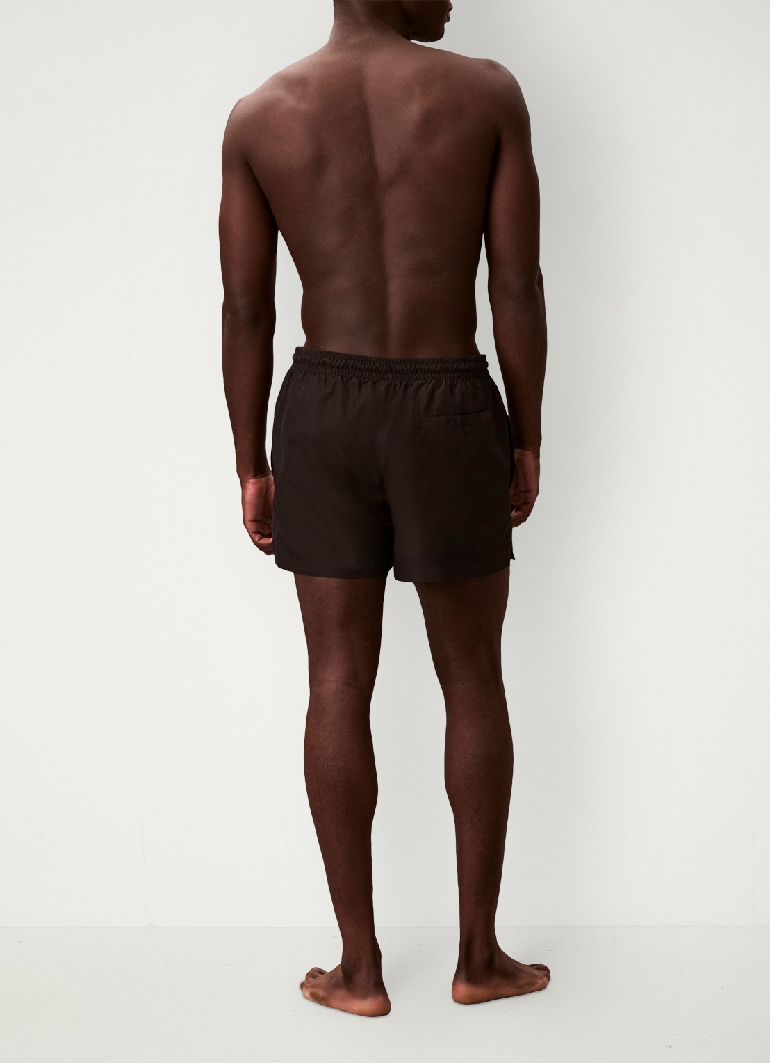 Calvin Klein Zwemshorts met logo en trekkoord - achterkant 6 zwart