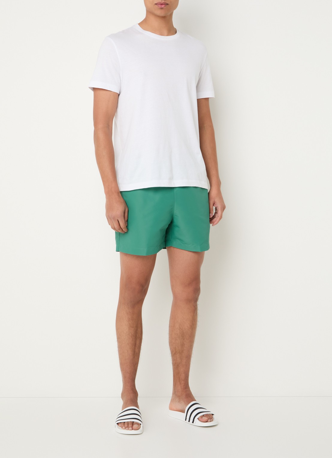 Calvin Klein Zwemshorts met steekzakken - voorkant 4 mint