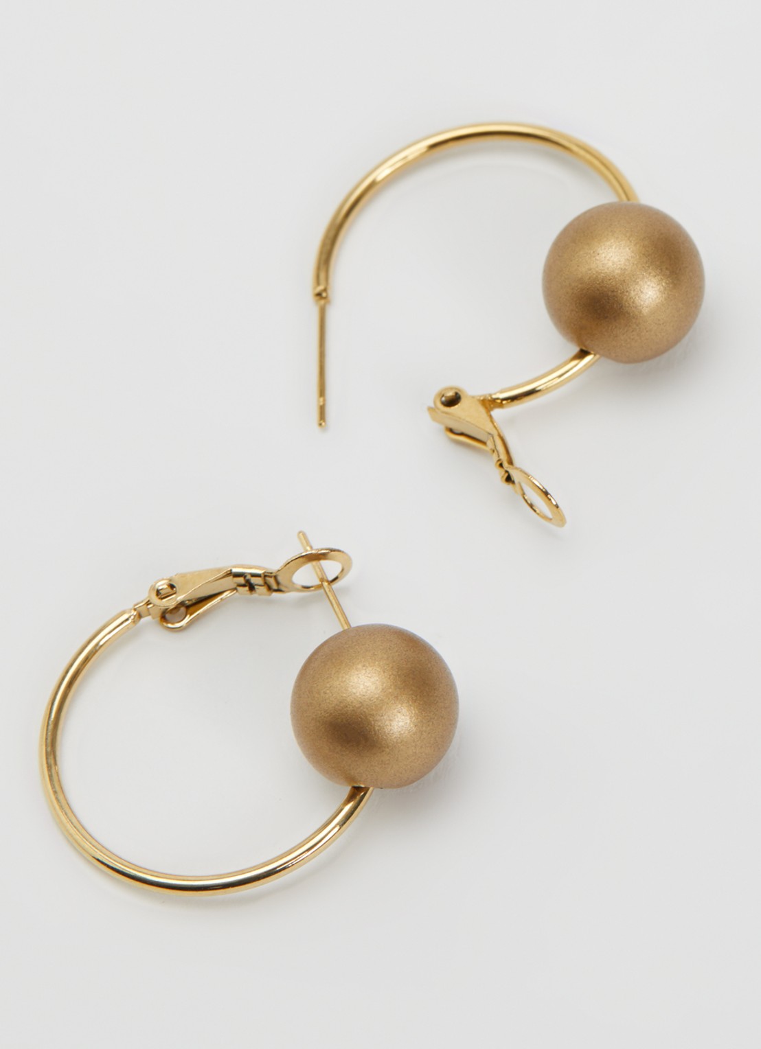 Camps & Camps Bubble oorringen verguld - detail goud