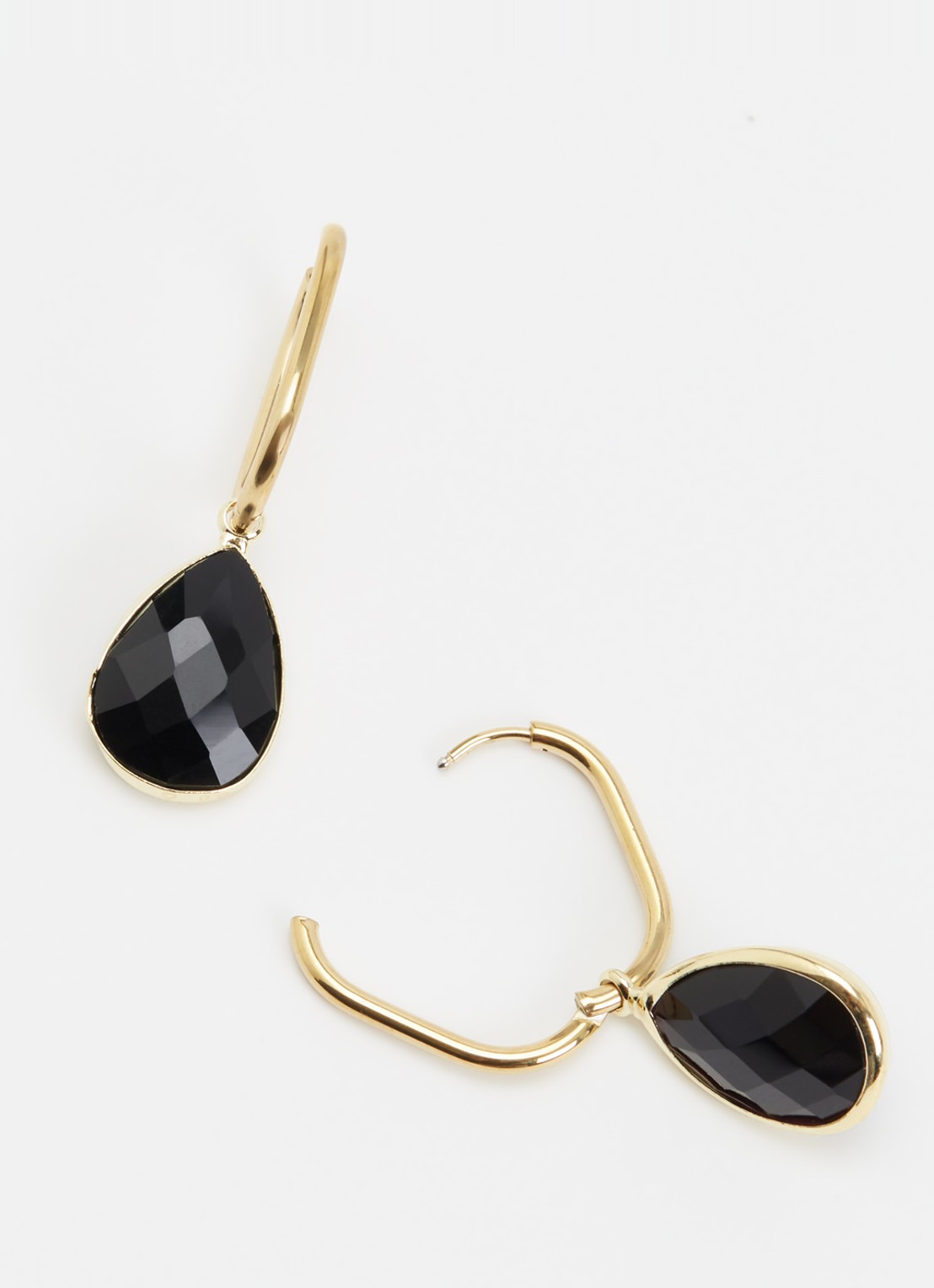 Camps & Camps Enchanting Crystal oorringen verguld - detail goud