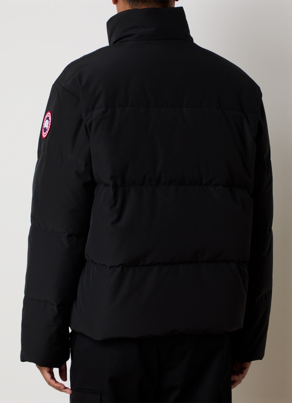 Canada Goose Bayview gewatteerde parka met donsvulling en steekzakken - achterkant zwart