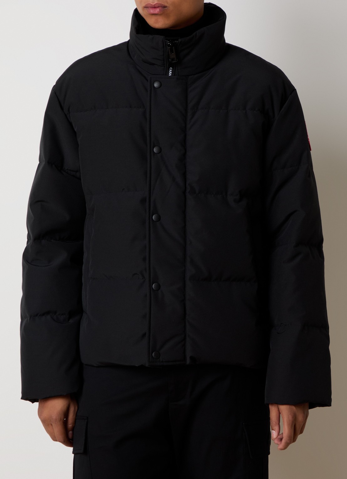 Canada Goose Bayview gewatteerde parka met donsvulling en steekzakken - detail 2 zwart
