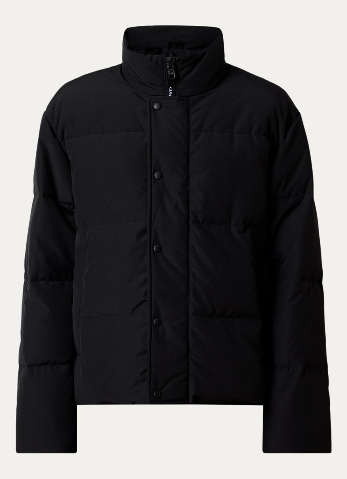 Canada Goose Bayview gewatteerde parka met donsvulling en steekzakken - voorkant 5 zwart