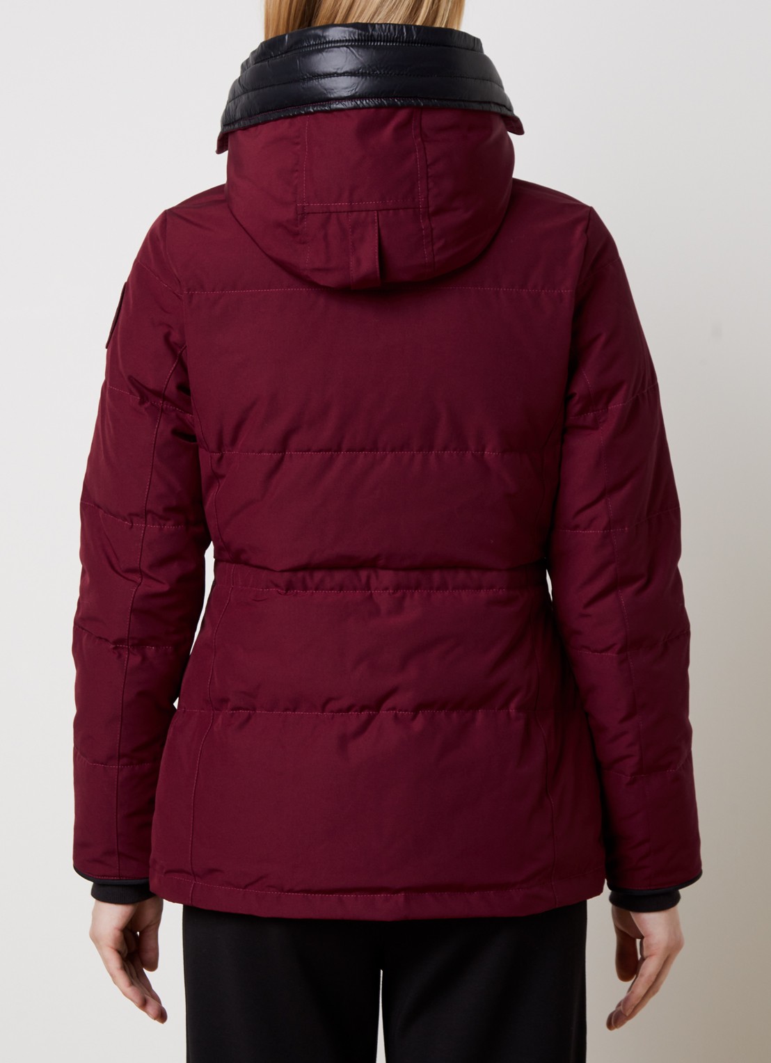 Canada Goose Chelsea gewatteerde jas met donsvulling - achterkant bordeauxrood