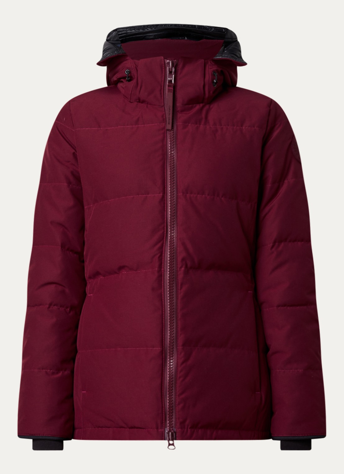 Canada Goose Chelsea gewatteerde jas met donsvulling - voorkant 2 bordeauxrood