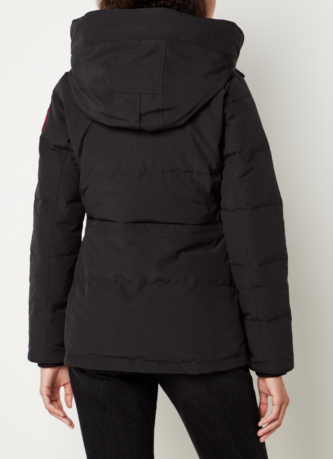 Canada Goose Chelsea gewatteerde jas met donsvulling - achterkant 4 zwart
