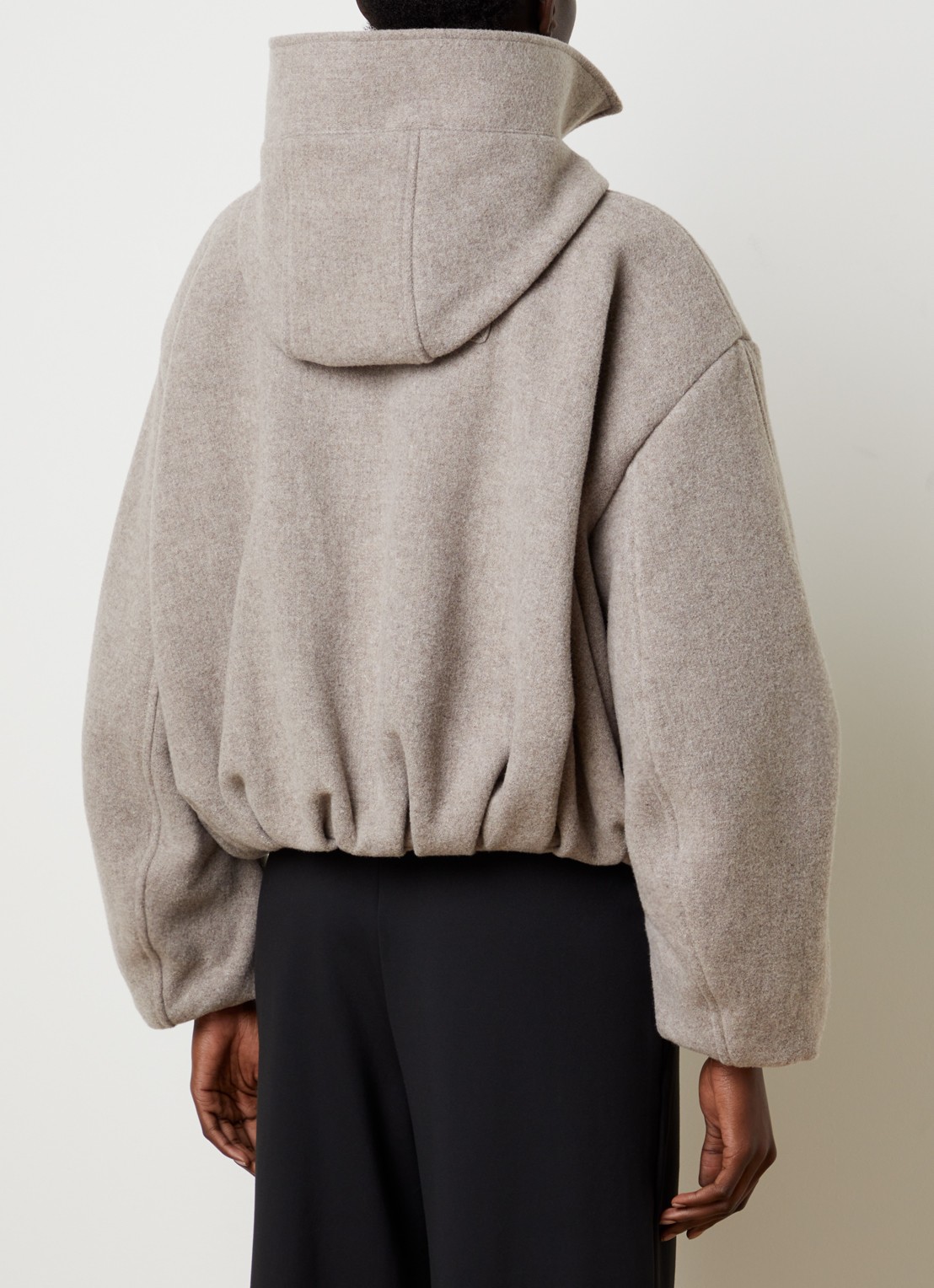 Canada Goose Chilliwack gewatteerd bomberjack in wolblend met steekzakken - achterkant 6 taupe