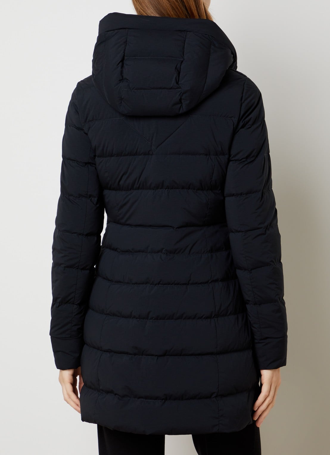 Canada Goose Clair gewatteerde jas met capuchon en donsvulling - achterkant 3 zwart