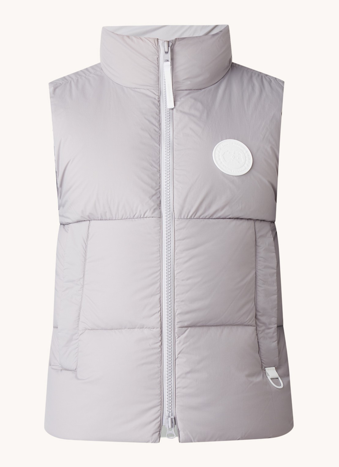 Canada Goose Everett gewatteerde bodywarmer met donsvulling - voorkant 4 taupe