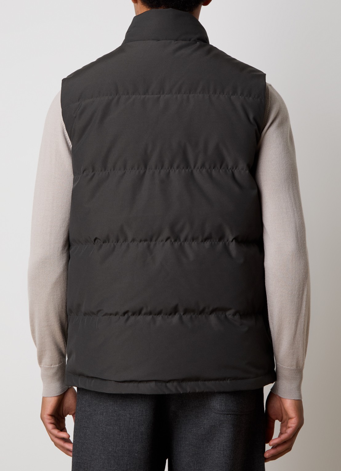 Canada Goose Freestyle gewatteerde bodywarmer met donsvulling en steekzakken - achterkant 6 donkergrijs