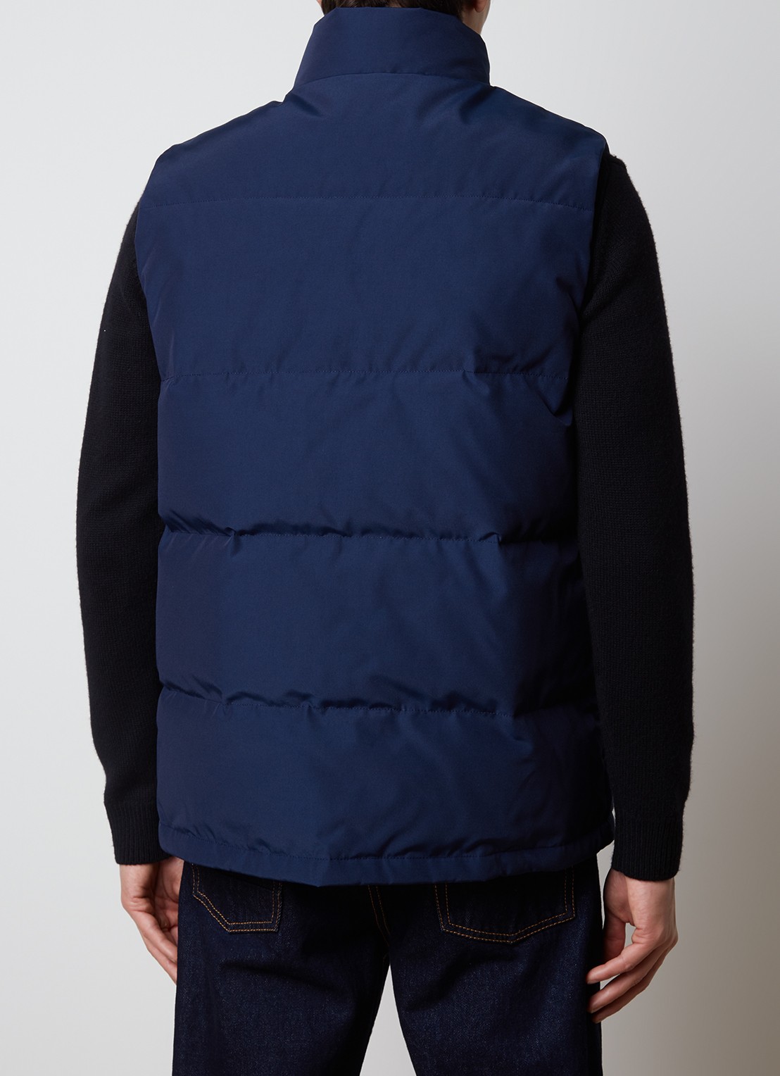 Canada Goose Freestyle gewatteerde bodywarmer met donsvulling en steekzakken - achterkant 6 donkerblauw