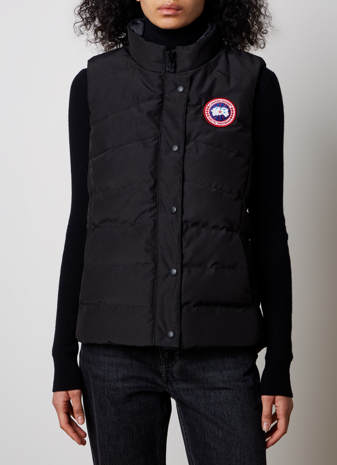 Canada Goose Freestyle gewatteerde bodywarmer met donsvulling en steekzakken - detail 2 zwart