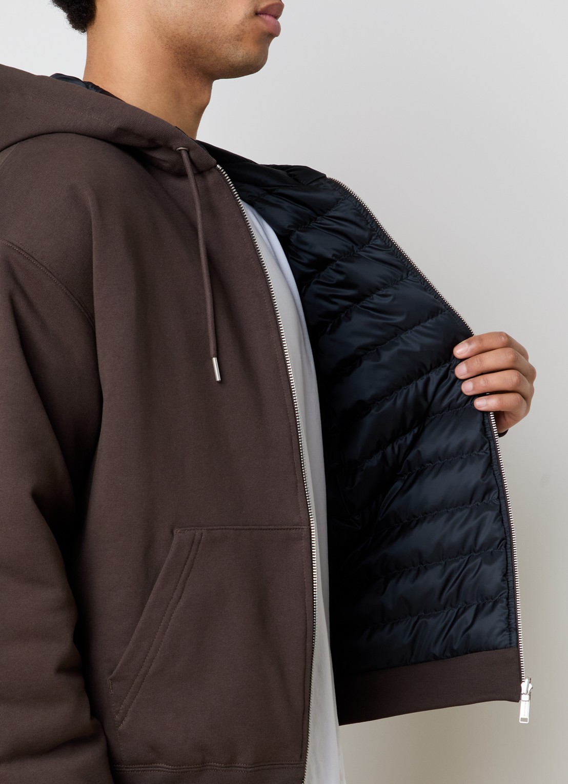 Canada Goose Fuse reversible jack met donsvulling en capuchon - detail 3 bruin