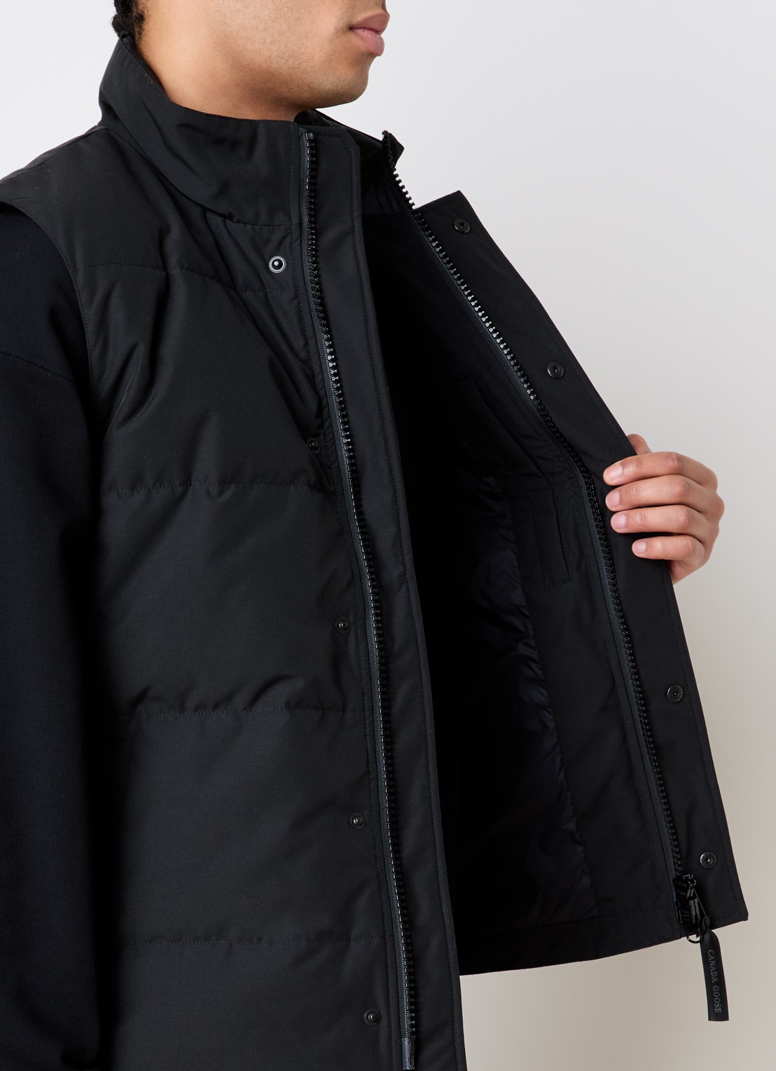Canada Goose Garson bodywarmer met logo - detail 5 zwart