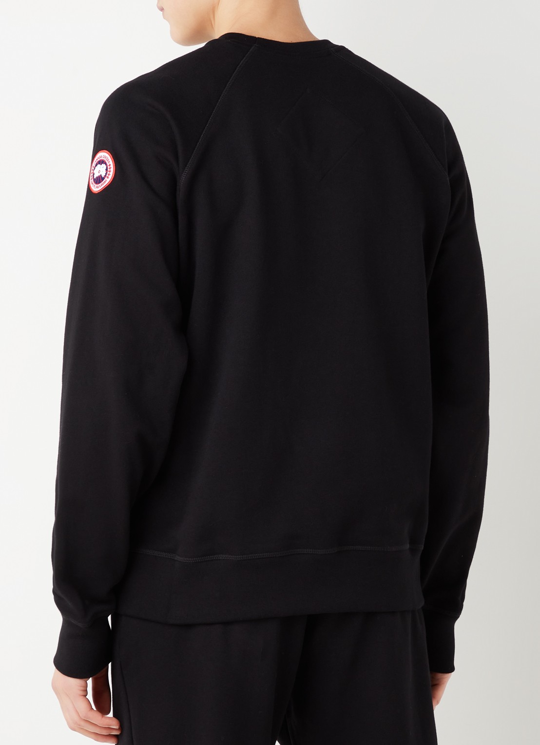 Canada Goose Huron sweater met logo  - achterkant zwart
