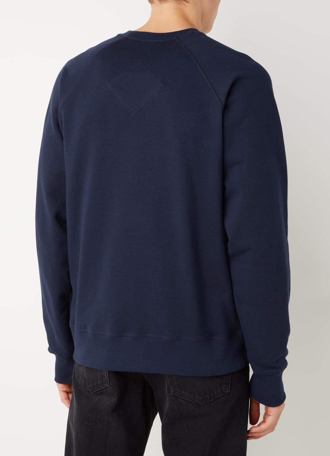 Canada Goose Huron sweater met logo  - achterkant blauw