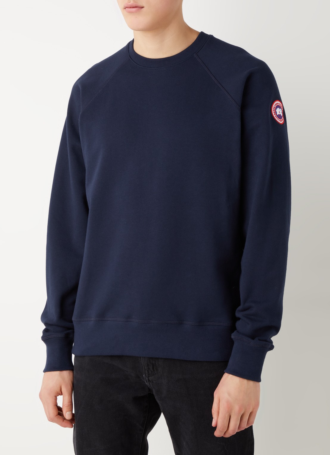Canada Goose Huron sweater met logo  - detail 4 blauw