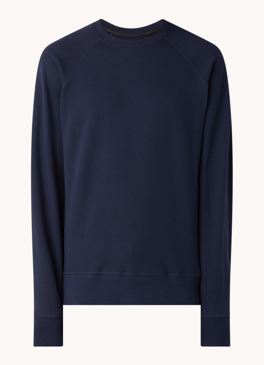 Canada Goose Huron sweater met logo  - voorkant 2 blauw