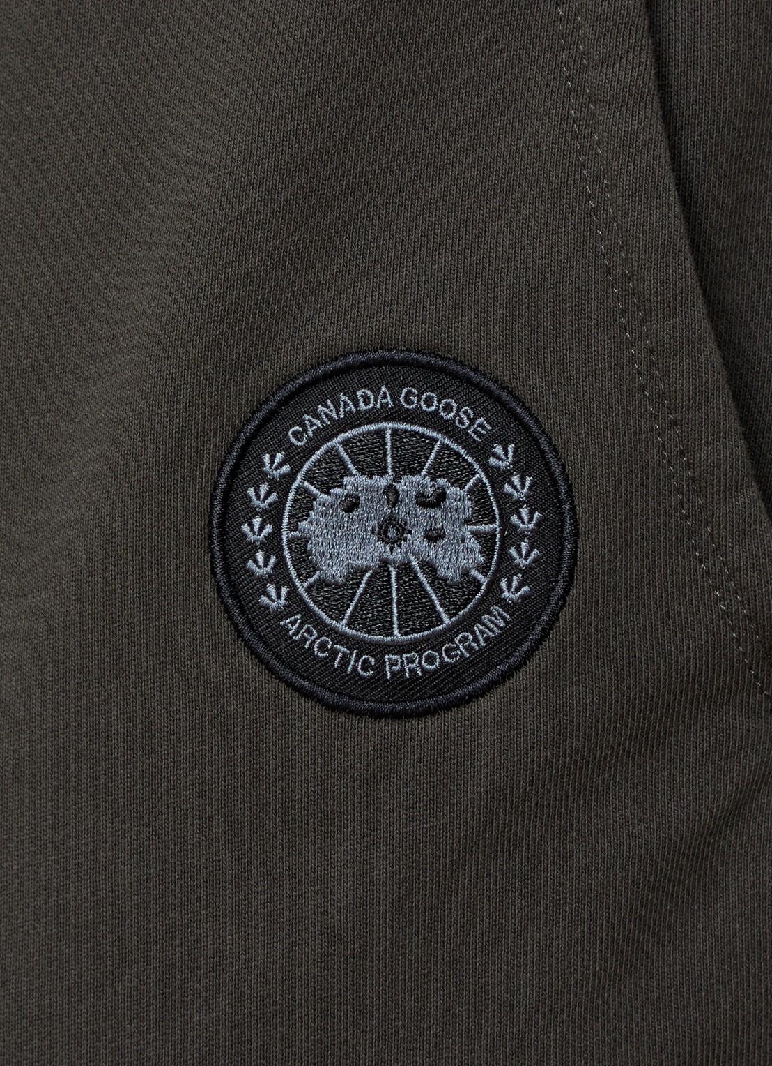 Canada Goose Huron tapered fit joggingbroek met logo - detail 3 bronsgroen