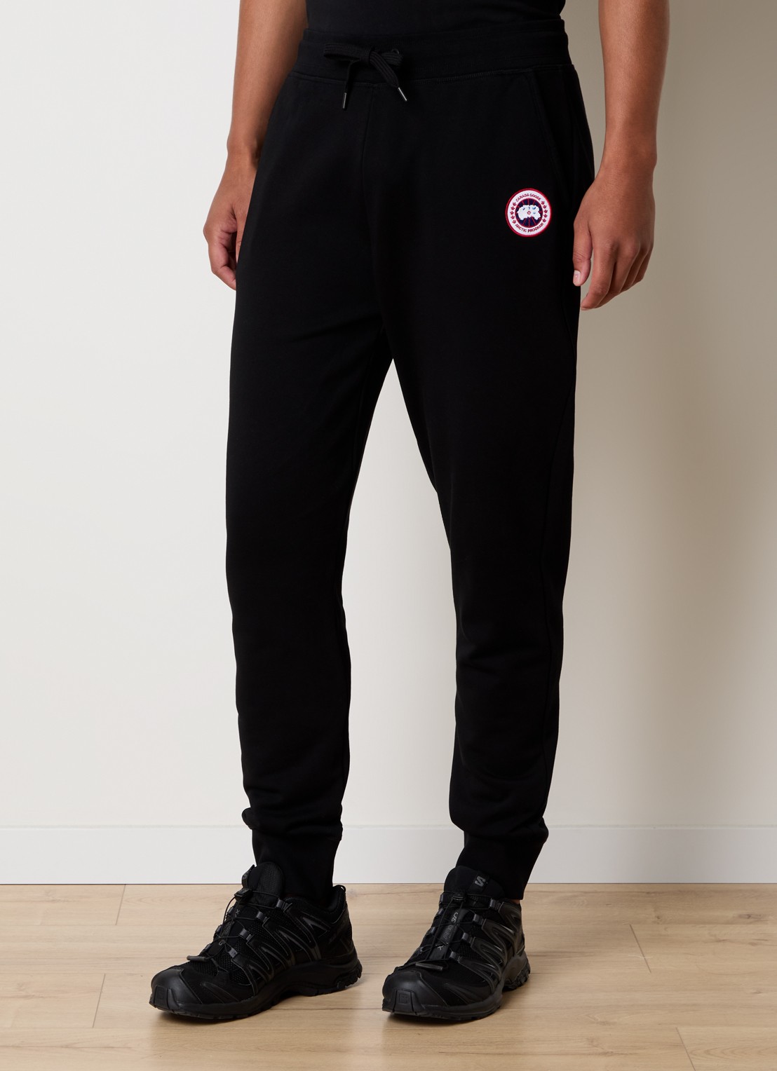 Canada Goose Huron tapered fit joggingbroek met steekzakken - detail 2 zwart