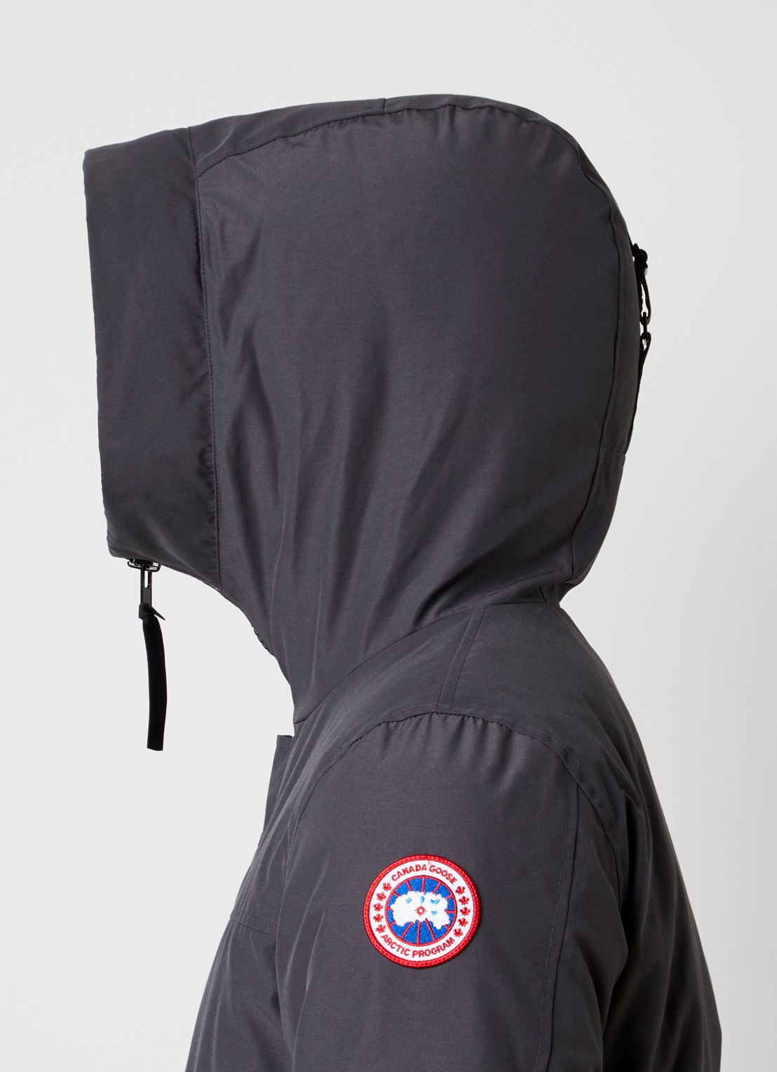 Canada Goose Langford gewatteerde parka met donsvulling en capuchon - detail 3 donkergrijs