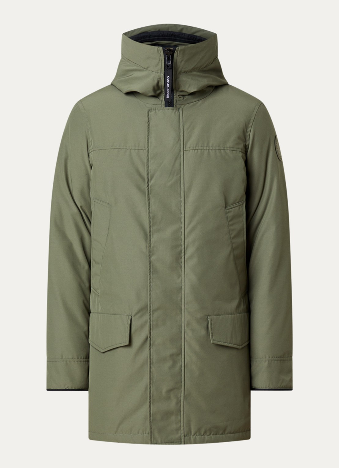 Canada Goose Langford gewatteerde parka met donsvulling - voorkant 2 mosgroen