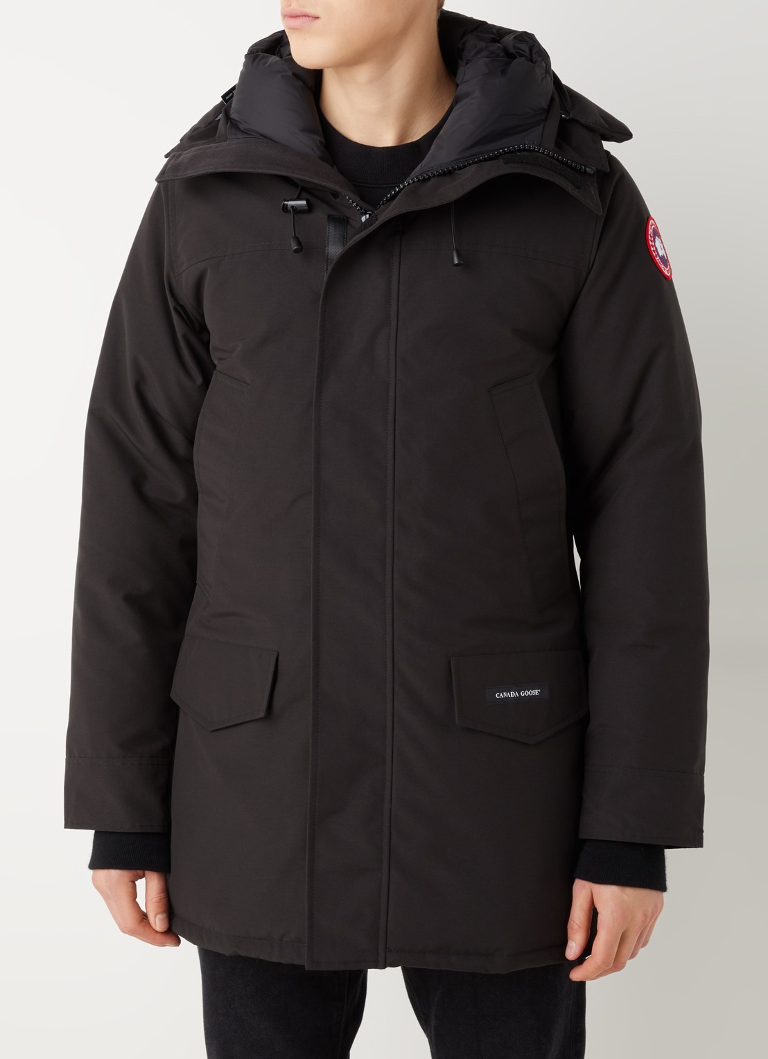 Canada Goose Langford gewatteerde parka met donsvulling - detail 2 zwart
