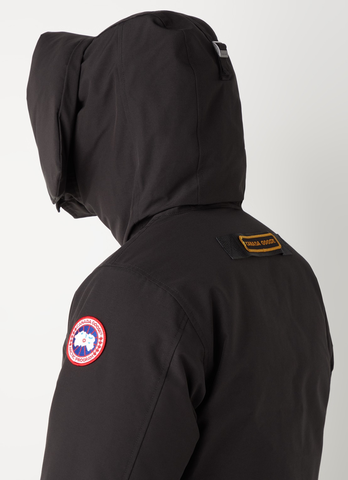 Canada Goose Langford gewatteerde parka met donsvulling - detail 3 zwart
