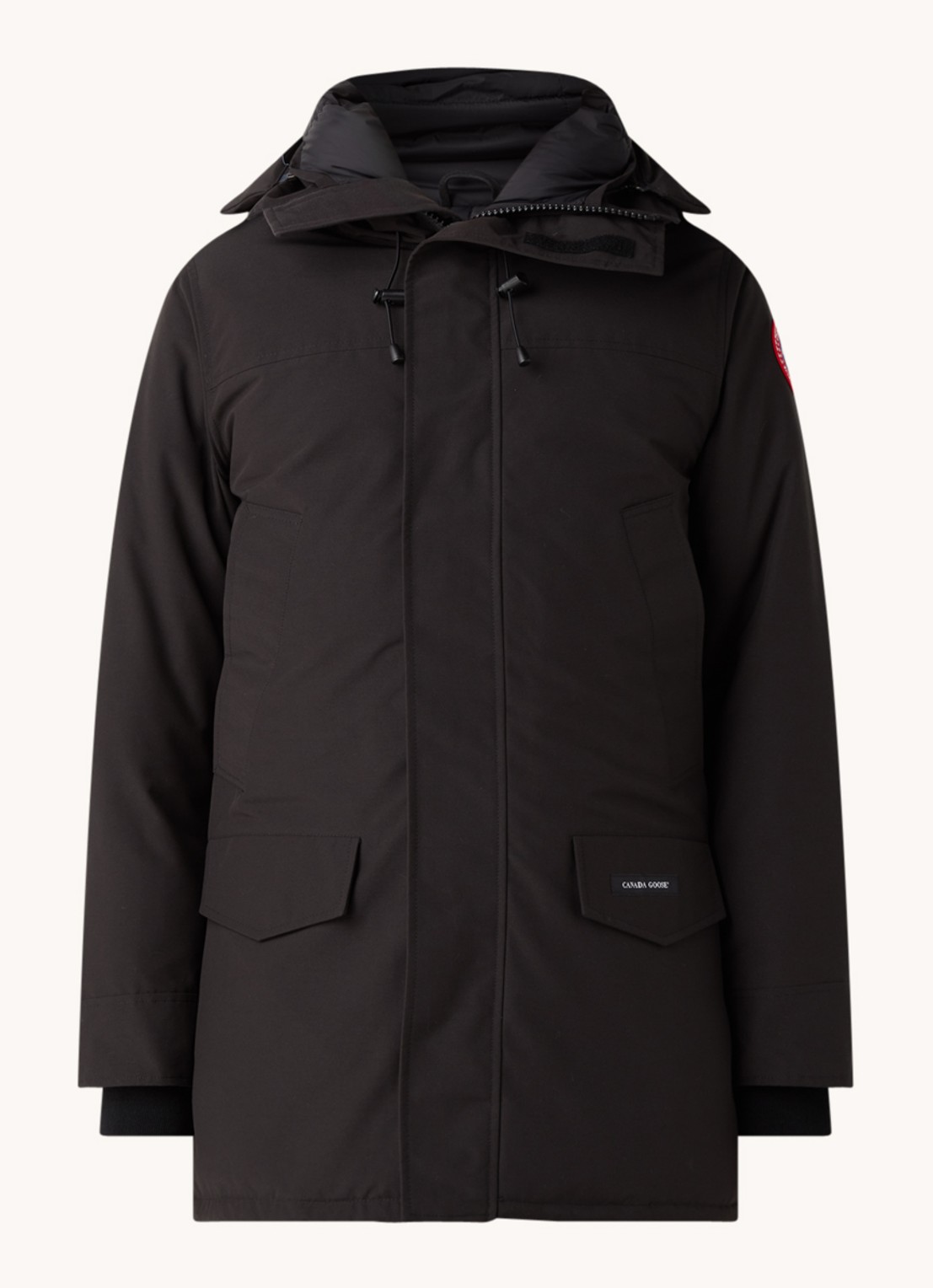 Canada Goose Langford gewatteerde parka met donsvulling - voorkant 4 zwart