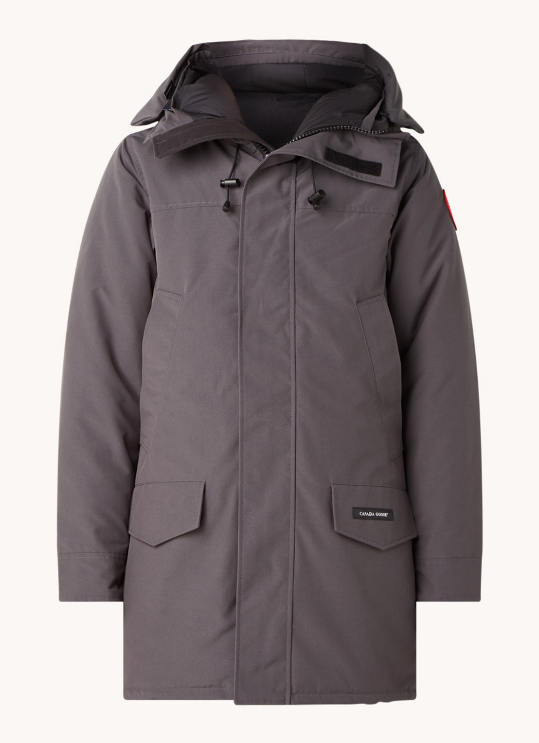 Canada Goose Langford gewatteerde parka met donsvulling - voorkant 2 antraciet