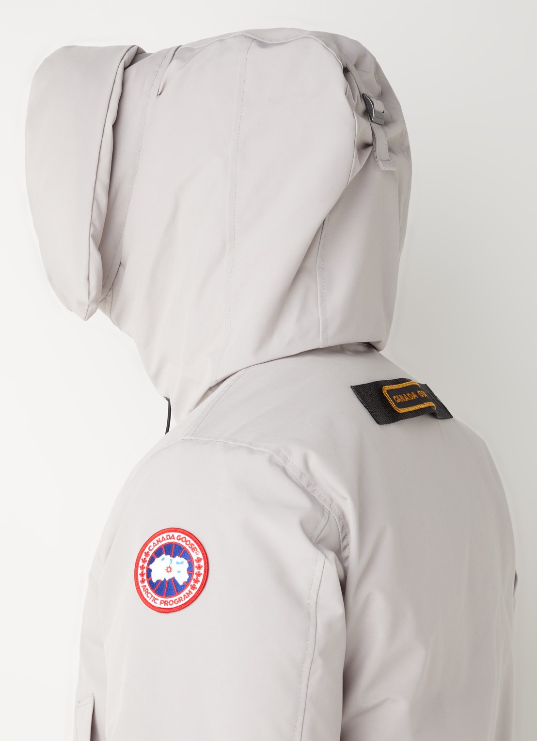 Canada Goose Langford gewatteerde parka met donsvulling - detail 2 lichtgrijs