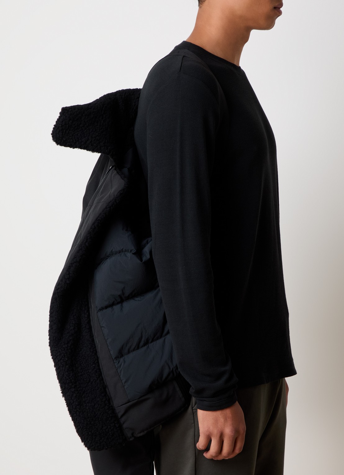 Canada Goose Langford parka met donsvulling en logo - detail 5 zwart