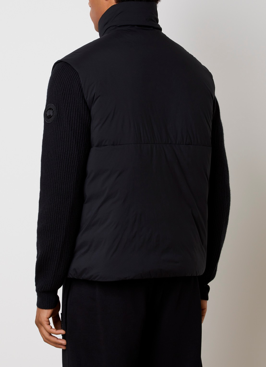 Canada Goose Lodge gewatteerde bodywarmer met ritszakken - achterkant 3 zwart