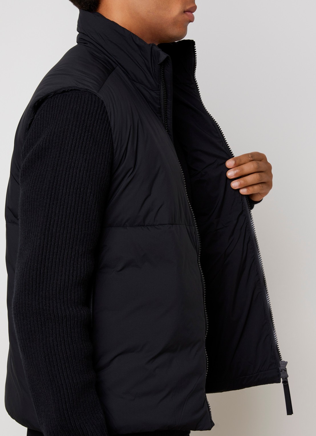 Canada Goose Lodge gewatteerde bodywarmer met ritszakken - detail 5 zwart