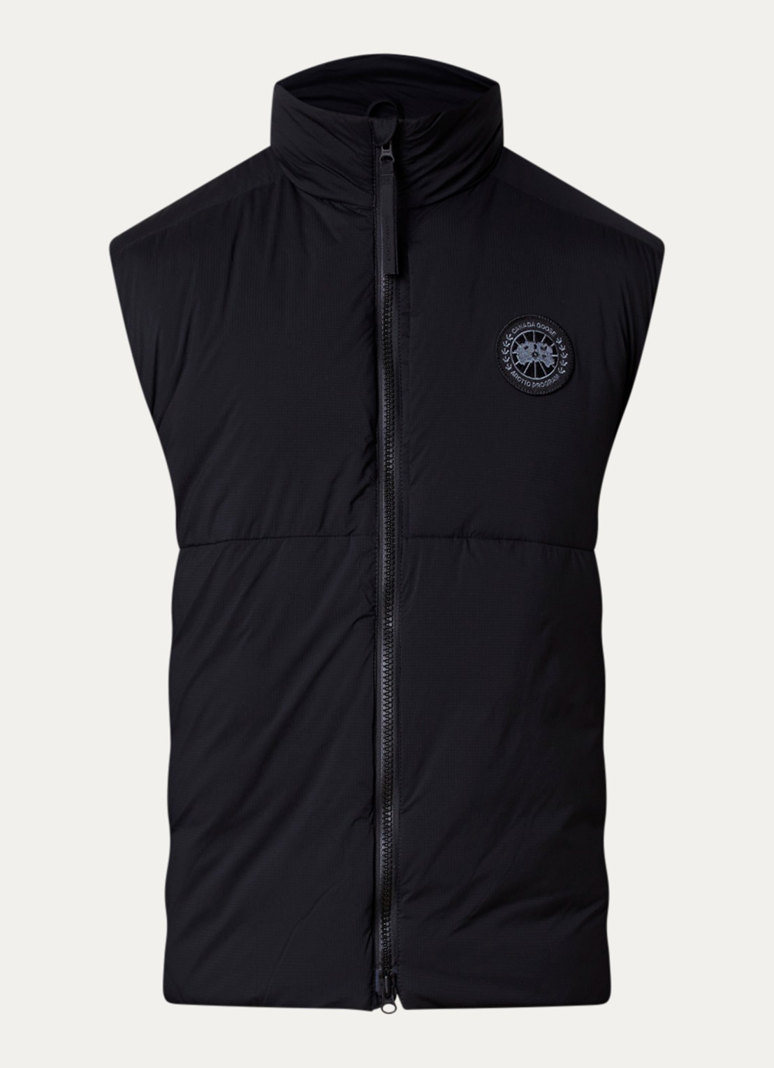 Canada Goose Lodge gewatteerde bodywarmer met ritszakken - voorkant zwart