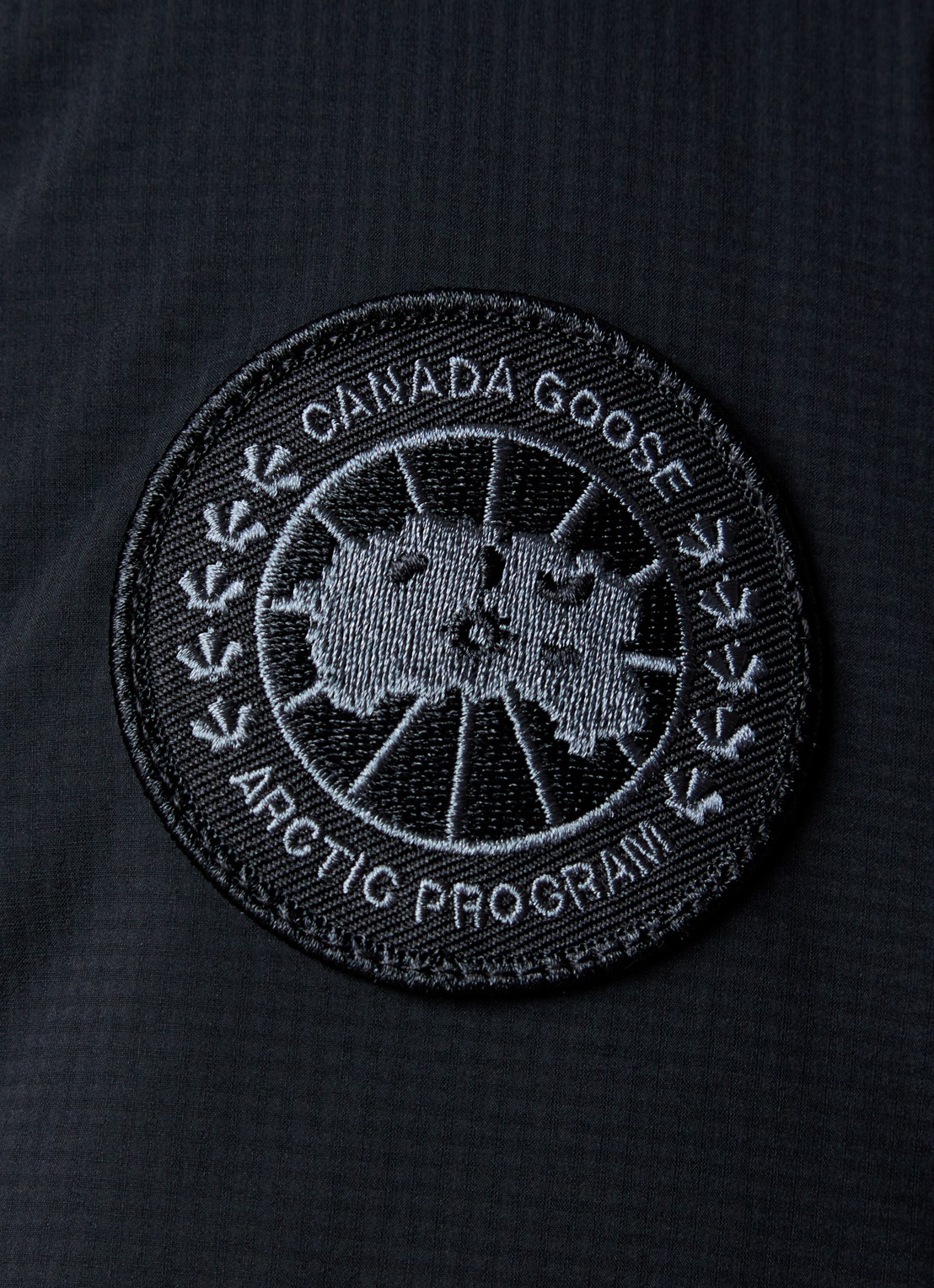 Canada Goose Lodge gewatteerde jack met donsvulling en ritszakken - detail 3 zwart