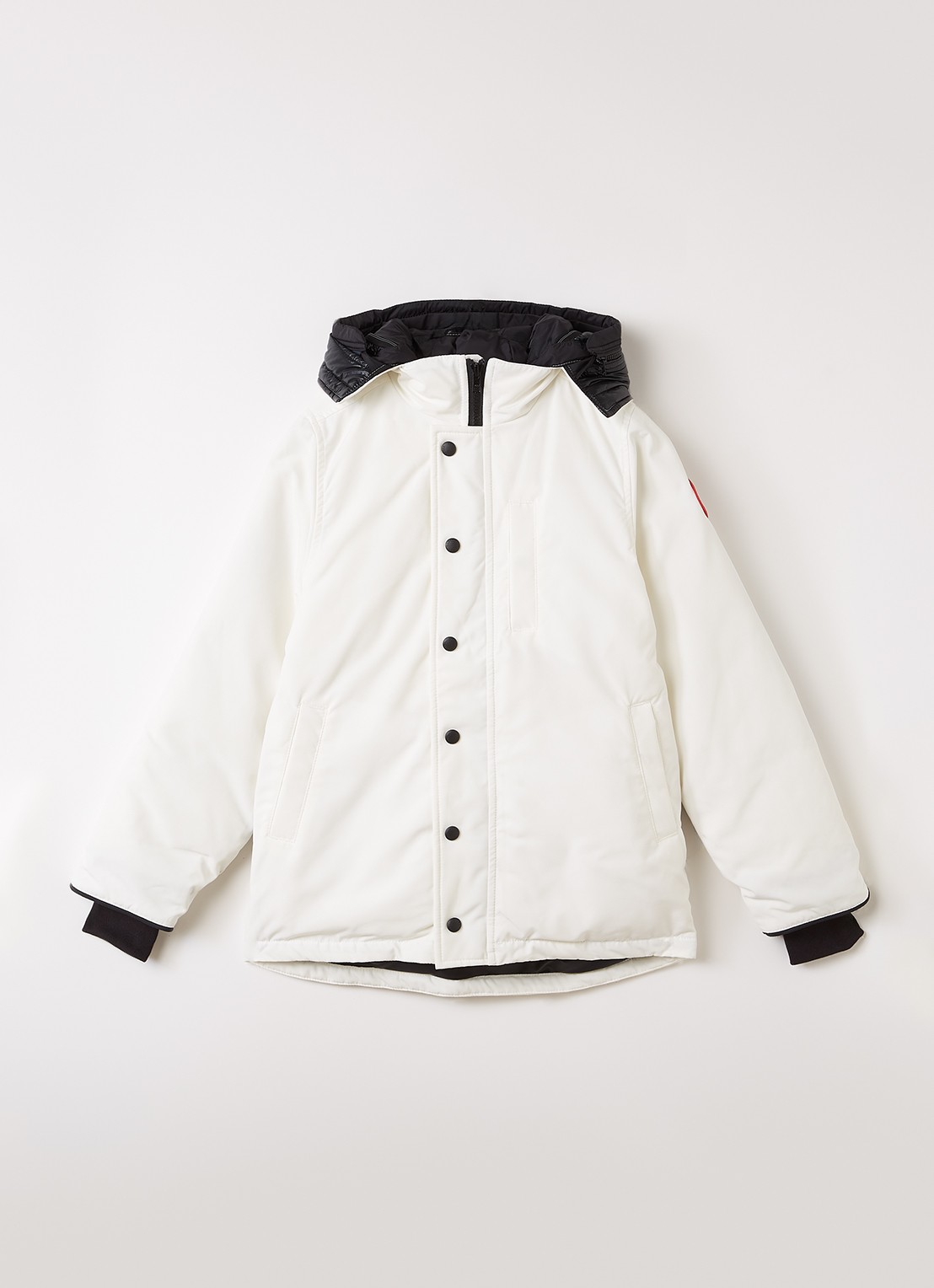 Canada Goose Logan gewatteerde parka met donsvulling - voorkant 2 wit